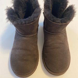 Mini Bailey Boots Button Brown womens size 6